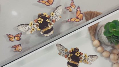 Flexible Screen Door Magnets (Not for Retractable/Glass) - Bumblebee