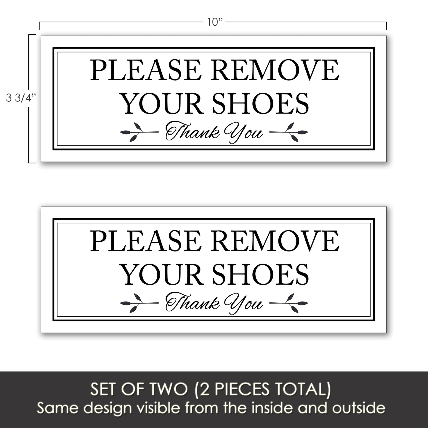 Flexible Screen Door Magnets (Not for Retractable/Glass) - Shoes