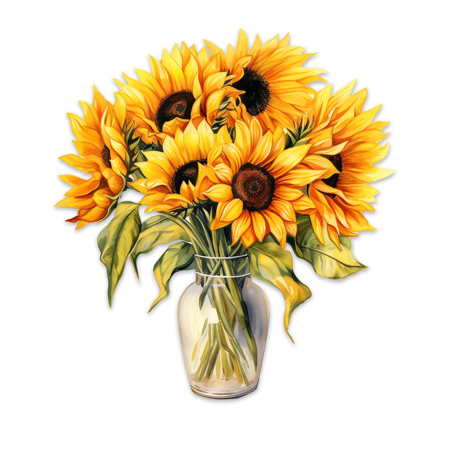 Decorations for Screen Windows & Doors (Set of 2) - (Small) Sunflowers