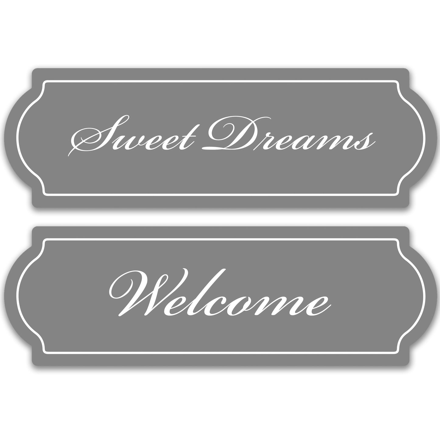 Decorations for Screen Windows & Doors (Set of 2) - Sweet Dreams Grey