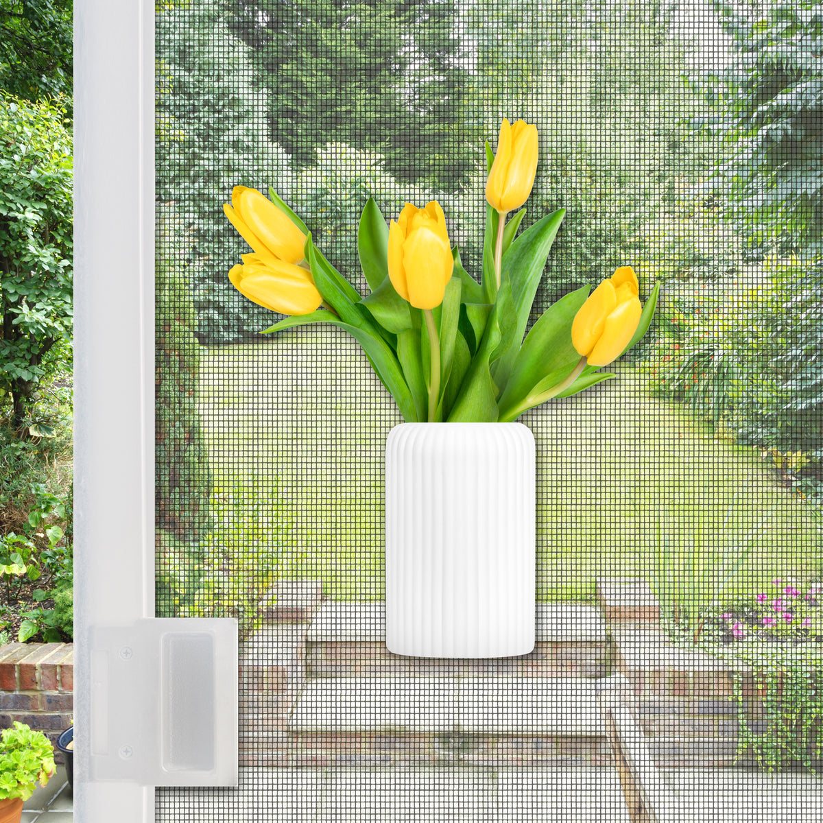 Flexible Screen Door Magnets (Not for Retractable/Glass) - Tulips