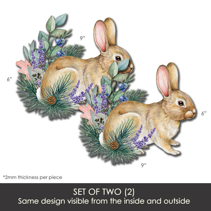 Decorations for Screen Windows & Doors (Set of 2) - Vintage Rabbit