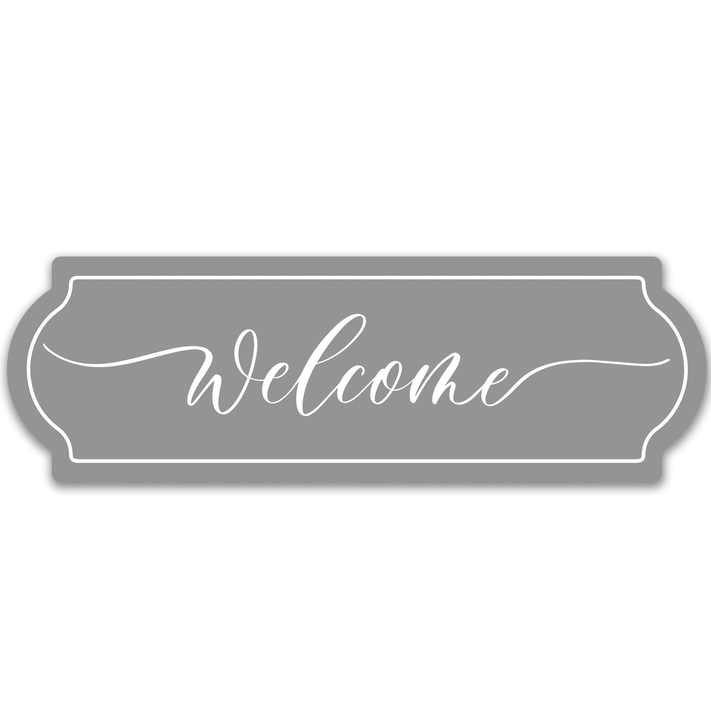 Decorations for Screen Windows & Doors (Set of 2) - Welcome Gray