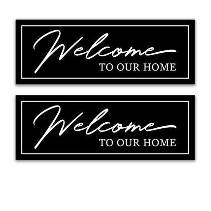 Decorations for Screen Windows & Doors (Set of 2) - Welcome to Our Home