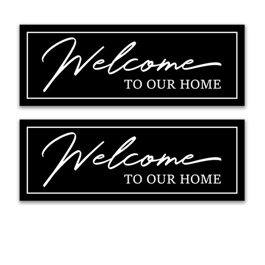 Decorations for Screen Windows & Doors (Set of 2) - Welcome to Our Home