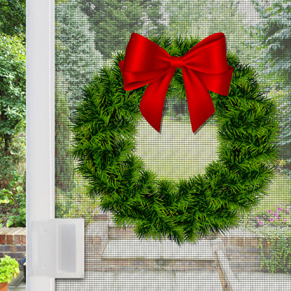 Decorations for Screen Windows & Doors (Set of 2) - 14" Wreath